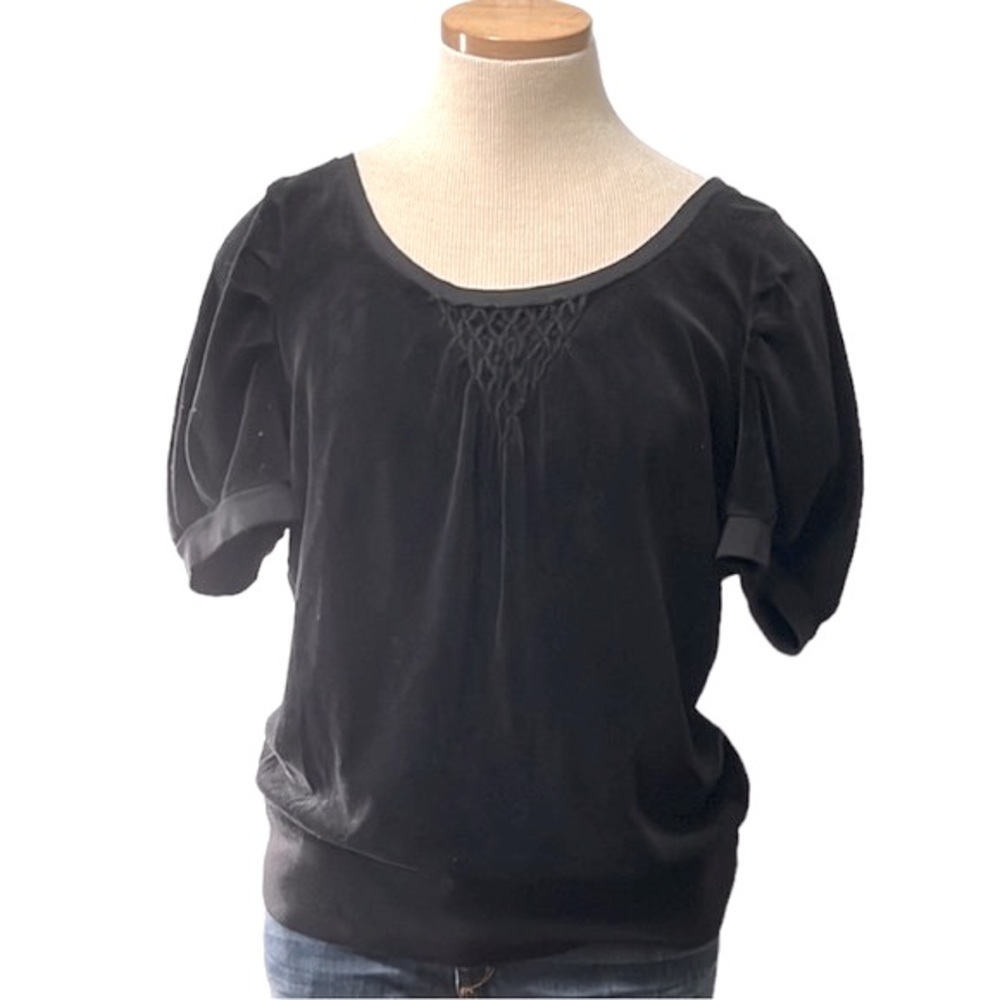 Juicy Couture Velvet Top, Black, Large